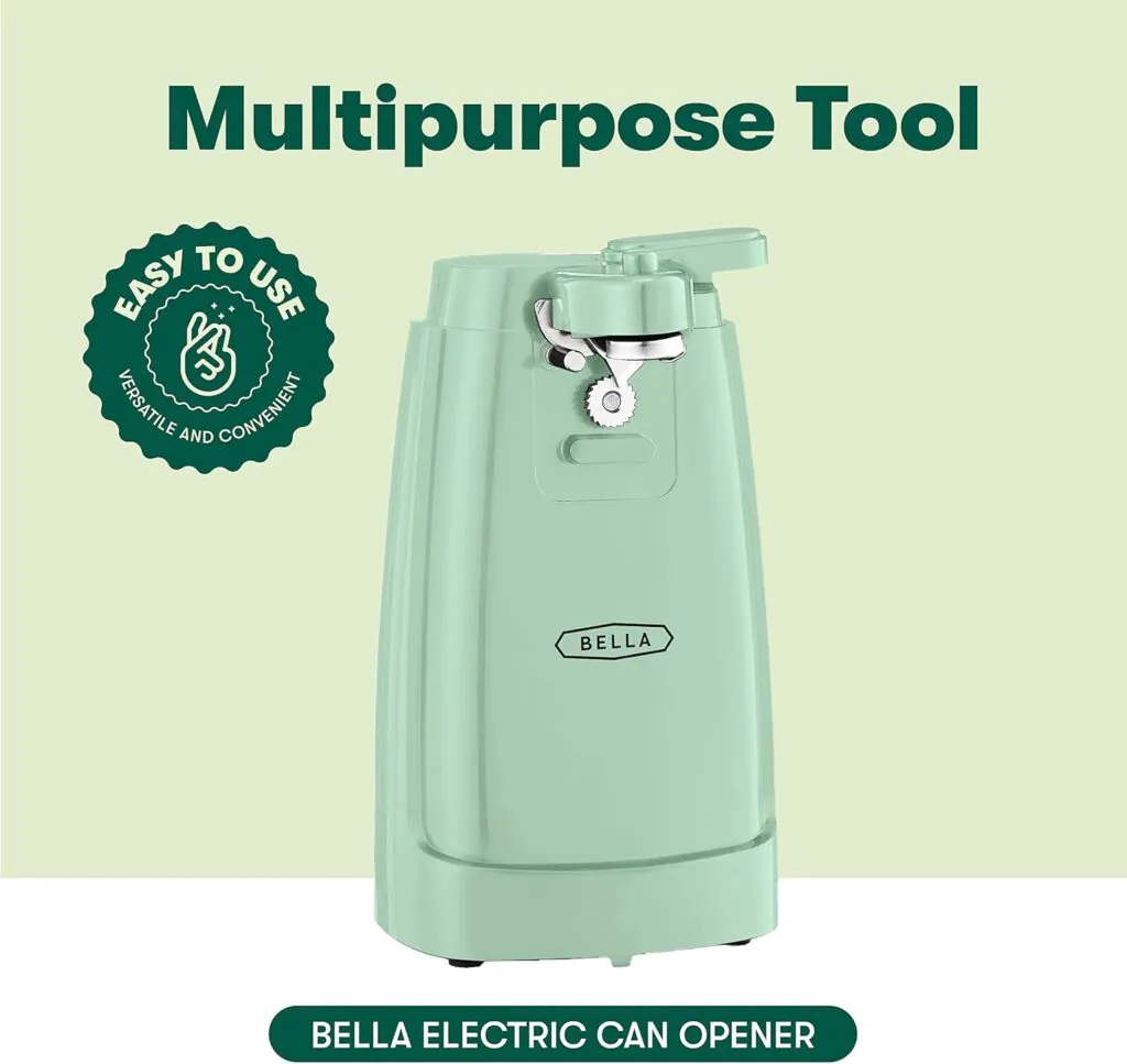 BELLA Electric Can Opener and Knife Sharpener